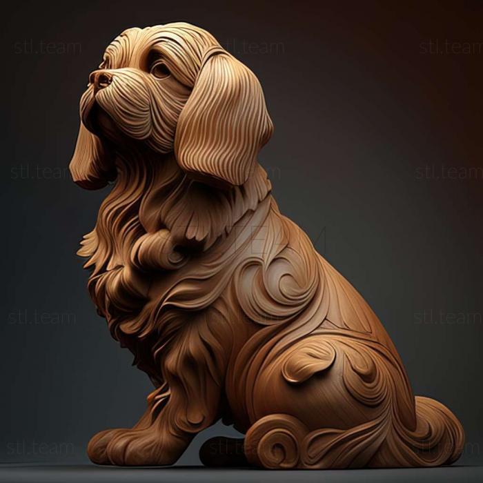 3D model Russian salon dog (STL)